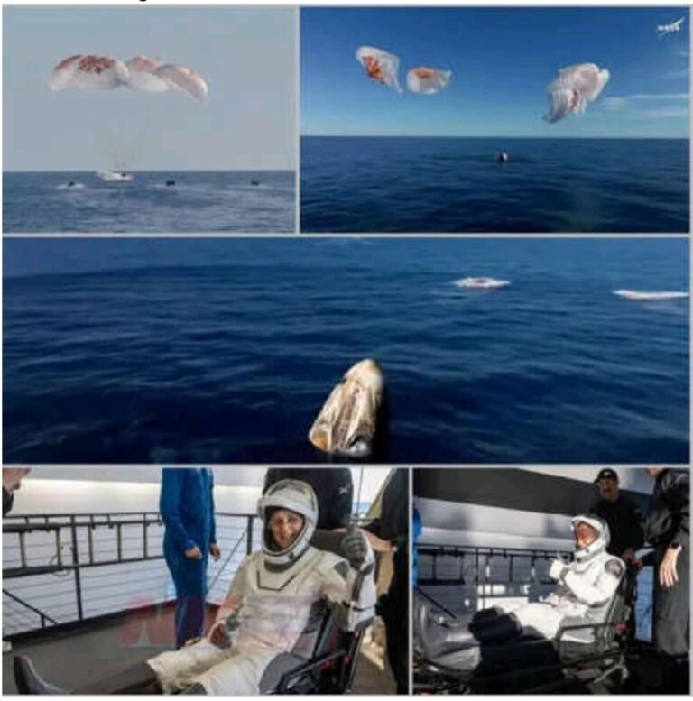 9 ತಿಂಗಳ ಅಂತರಿಕ್ಷದ ವನವಾಸದ ನಂತರ ಸುರಕ್ಷಿತ ಧರೆಗಿಳಿದ ಸುನಿತಾ